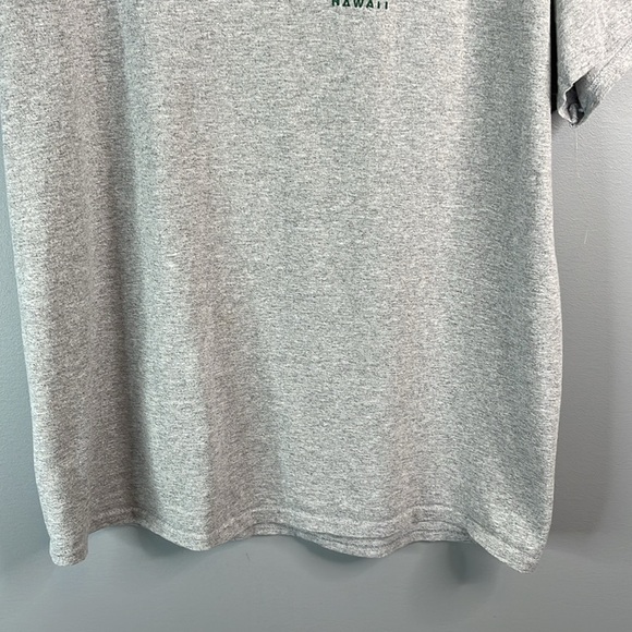 Maui Hawaii Mens Embroidered Grey Crewneck T-Shirt Gildan Ultra Cotton L - Picture 6 of 11